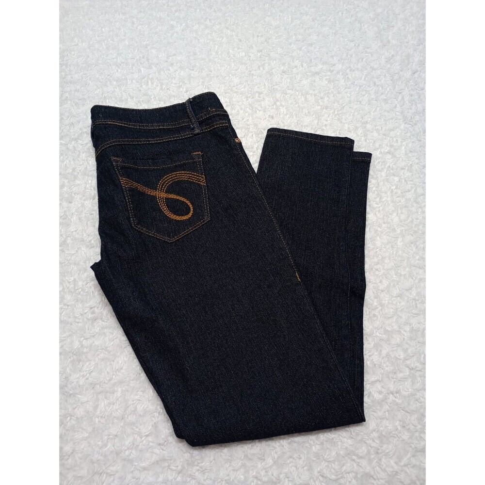 Bongo Skinny Jeans  Mid Rise Darkwash Stretch pants waist 32" inseam 29"